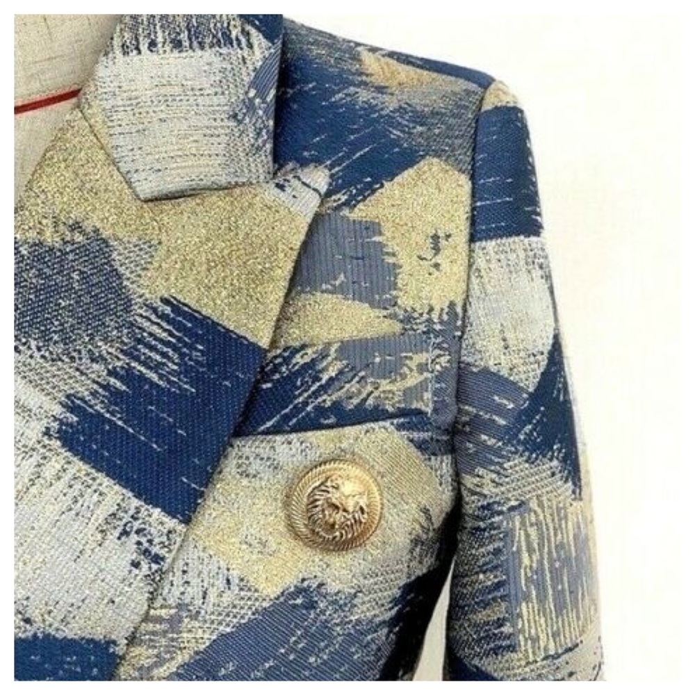 Metallic Patchwork Jacket The Olmey - Picture 6 of 8